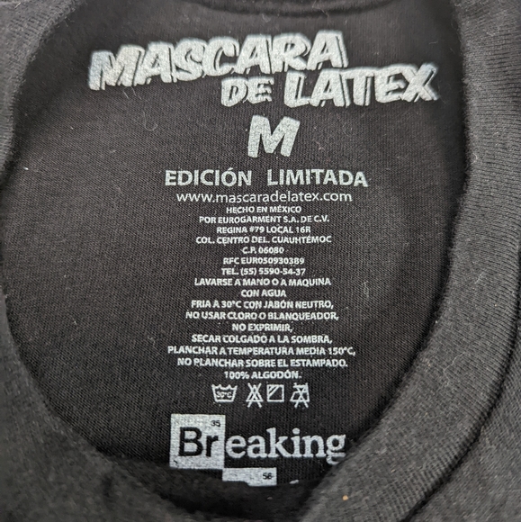 Mascara de Latex Shirts Breaking Bad Mascara De Latex Heisenberg